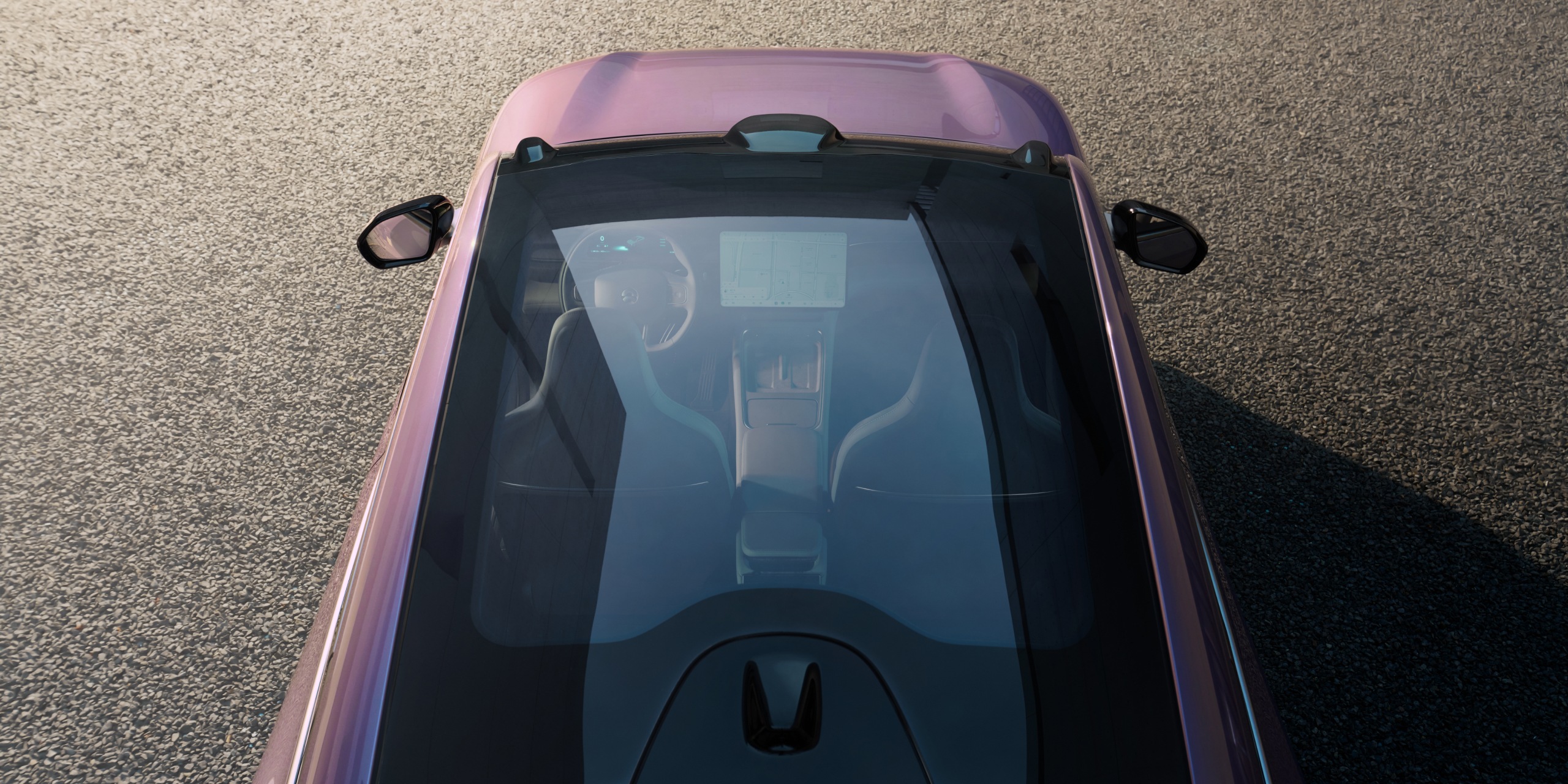 Expansive Panoramic Glass Roof