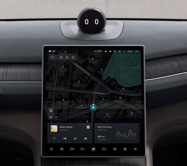 AMOLED Center Display