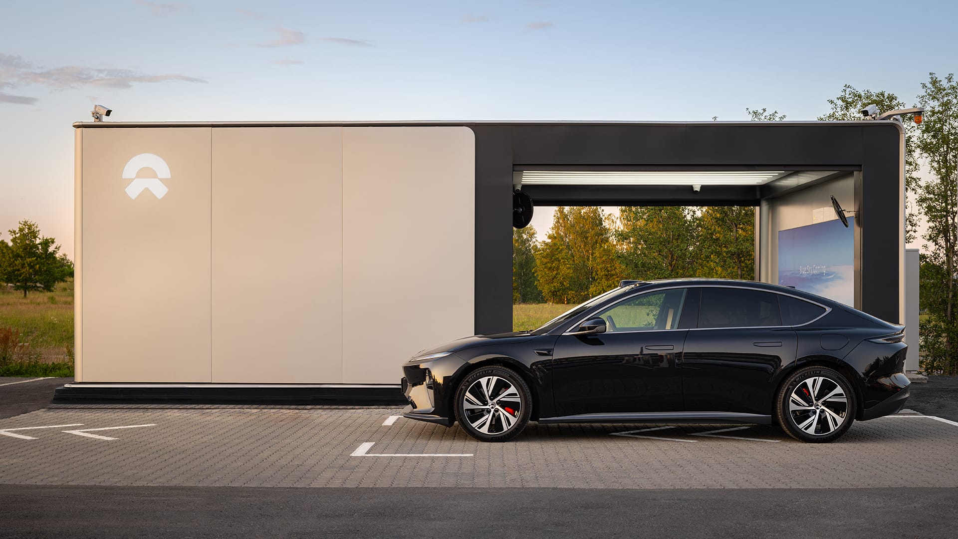 Prøvedrift: Power Swap Stasjon på Kløfta åpner 14:30 i dag